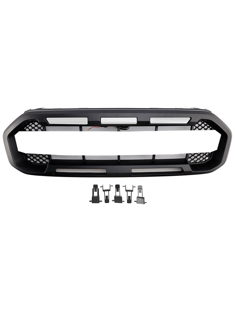 Grille Pare-Chocs Avant Style Raptor Ford Ranger 2019-2023 - packshot studio 2 - Becquet Voiture