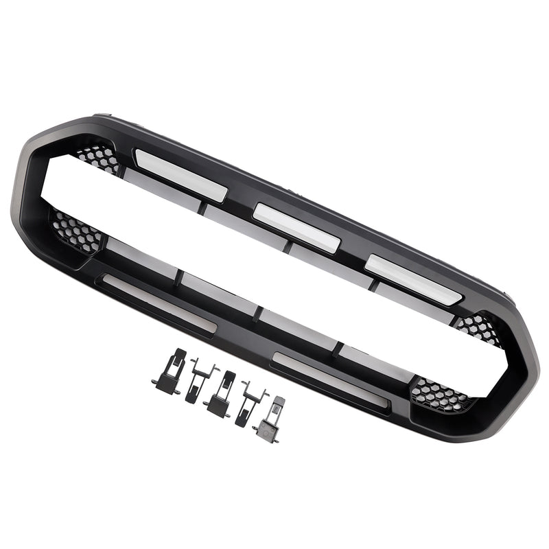 Grille Pare-Chocs Avant Style Raptor Ford Ranger 2019-2023 - vue de face 4 - Becquet Voiture