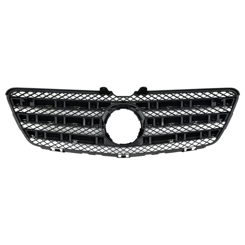 Grille Pare-Chocs Chrome Noir Mercedes Classe R W251 2010-2013 - en situation - Becquet Voiture