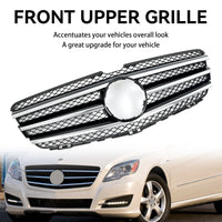 Grille Pare-Chocs Chrome Noir Mercedes Classe R W251 2010-2013 - installé sur véhicule - Becquet Voiture