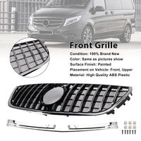 Grille Pare-Chocs Chrome Style GT Mercedes Vito W447 - installé sur véhicule - Becquet Voiture