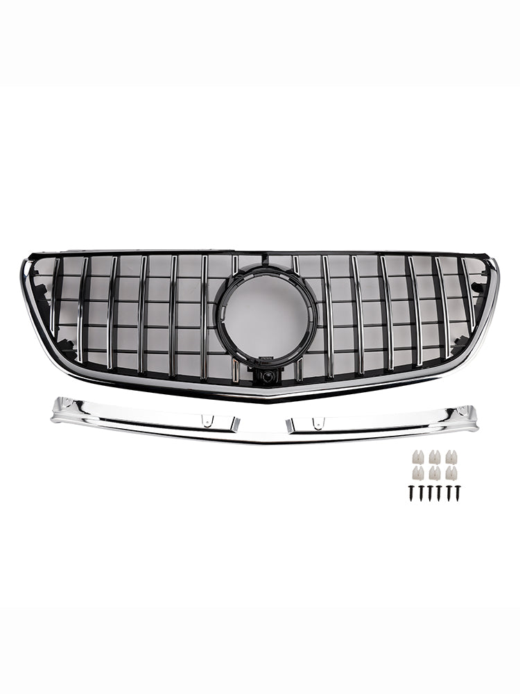 Grille Pare-Chocs Chrome Style GT Mercedes Vito W447 - vue de trois-quarts 2 - Becquet Voiture