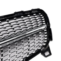 Grille Pare-Chocs Diamant Mercedes Classe A W176 2016-2018 - en situation - Becquet Voiture