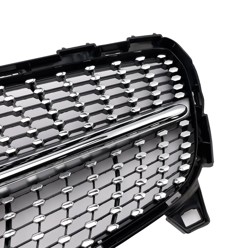 Grille Pare-Chocs Diamant Mercedes Classe A W176 2016-2018 - en situation - Becquet Voiture