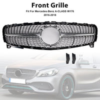Grille Pare-Chocs Diamant Mercedes Classe A W176 2016-2018 - packshot studio - Becquet Voiture