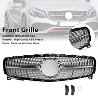 Grille Pare-Chocs Diamant Mercedes Classe A W176 2016-2018 - vue arrière - Becquet Voiture