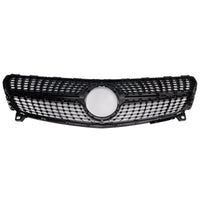 Grille Pare-Chocs Diamant Mercedes Classe A W176 2016-2018 - vue de dessus - Becquet Voiture
