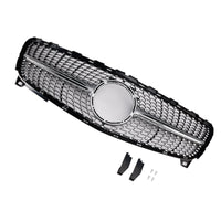 Grille Pare-Chocs Diamant Mercedes Classe A W176 2016-2018 - vue de trois-quarts 2 - Becquet Voiture
