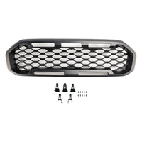 Grille Pare-Chocs Ford Ranger T8 2019-2023 Noir - installé sur véhicule 2 - Becquet Voiture