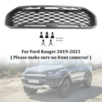 Grille Pare-Chocs Ford Ranger T8 2019-2023 Noir - vue arrière - Becquet Voiture