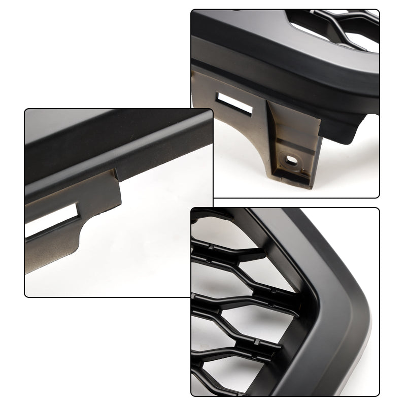 Grille Pare-Chocs Ford Ranger T8 2019-2023 Noir - vue de profil 2 - Becquet Voiture