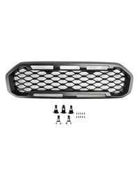 Grille Pare-Chocs Ford Ranger T8 2019-2023 Noir - vue de trois-quarts 2 - Becquet Voiture