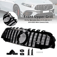 Grille Pare-Chocs GT Noir Mercedes Classe A W177 2019-2023 (réf. 2) - packshot studio - Becquet Voiture