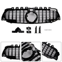 Grille Pare-Chocs GT Noir Mercedes Classe A W177 2019-2023 (réf. 2) - vue de dessus - Becquet Voiture