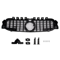 Grille Pare-Chocs GT Noir Mercedes Classe A W177 2019-2023 (réf. 2) - vue de face 2 - Becquet Voiture