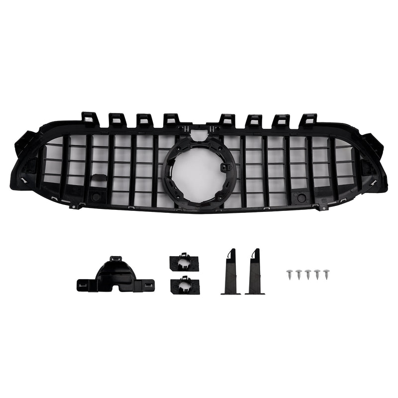 Grille Pare-Chocs GT Noir Mercedes Classe A W177 2019-2023 (réf. 2) - vue de face 2 - Becquet Voiture