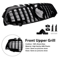 Grille Pare-Chocs GT Noir Mercedes Classe A W177 2019-2023 (réf. 2) - vue rapprochée - Becquet Voiture