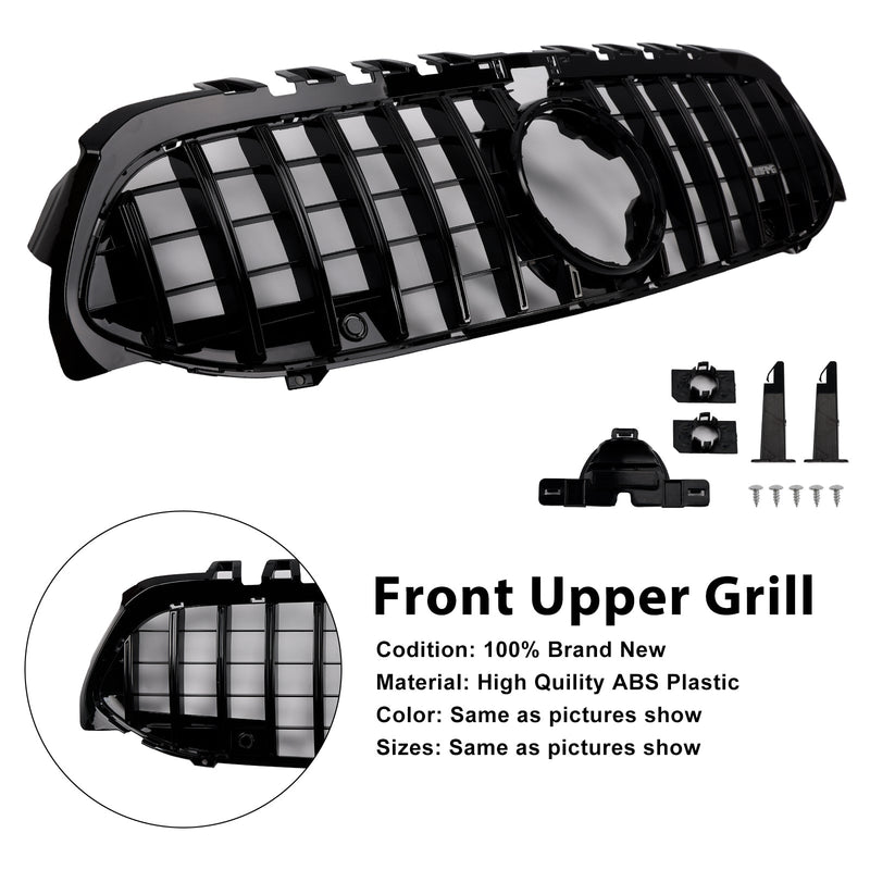 Grille Pare-Chocs GT Noir Mercedes Classe A W177 2019-2023 (réf. 2) - vue rapprochée - Becquet Voiture
