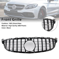 Grille Pare-Chocs Mercedes-Benz W205 C63 Noir 2015-2018 - vue rapprochée - Becquet Voiture