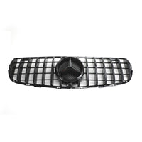 Grille Pare-Chocs Mercedes GLC W253 2015-2019 Noir Caméra - en situation - Becquet Voiture