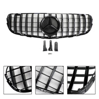 Grille Pare-Chocs Mercedes GLC W253 2015-2019 Noir Caméra - vue rapprochée - Becquet Voiture