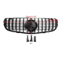Grille Pare-Chocs Mercedes GLC W253 Noir Brillant 2015-2019 - vue arrière - Becquet Voiture