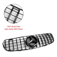 Grille Pare-Chocs Mercedes GLC W253 Noir Brillant 2015-2019 - vue de dessus - Becquet Voiture