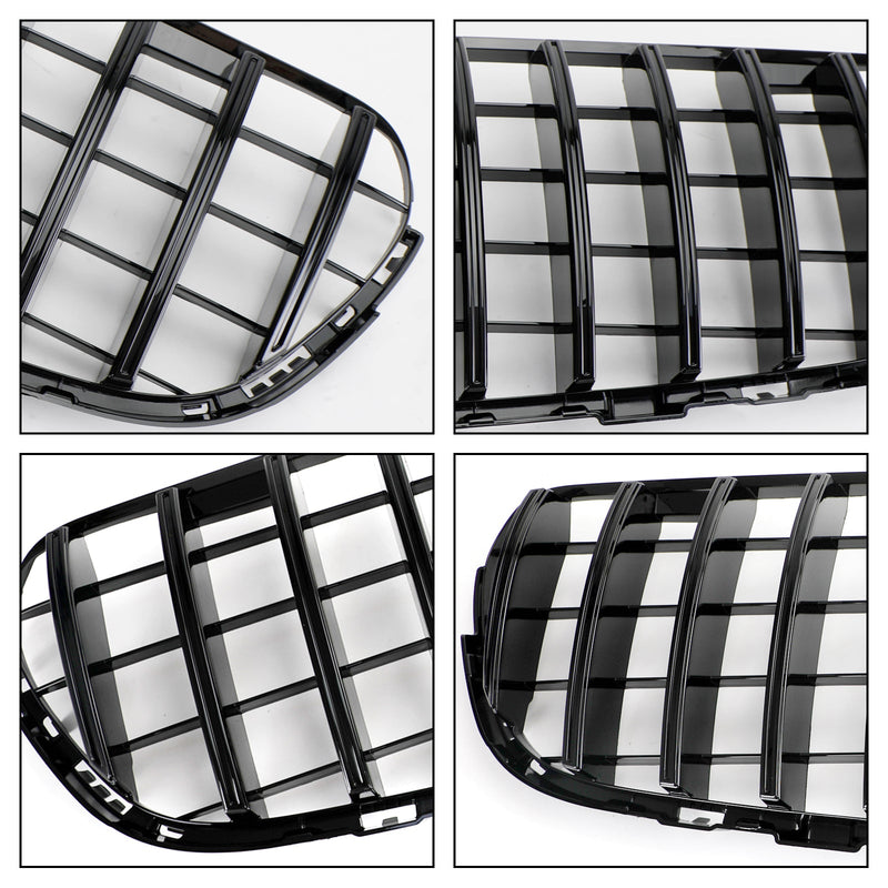 Grille Pare-Chocs Mercedes GLC W253 Noir Brillant 2015-2019 - vue de profil 2 - Becquet Voiture