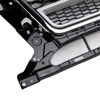 Grille Pare-Chocs Nid d'Abeille Chrome Noir Audi Q5 2013-2017 - vue de dessus - Becquet Voiture