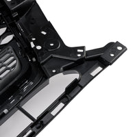 Grille Pare-Chocs Nid d'Abeille Chrome Noir Audi Q5 2013-2017 - vue de face 2 - Becquet Voiture