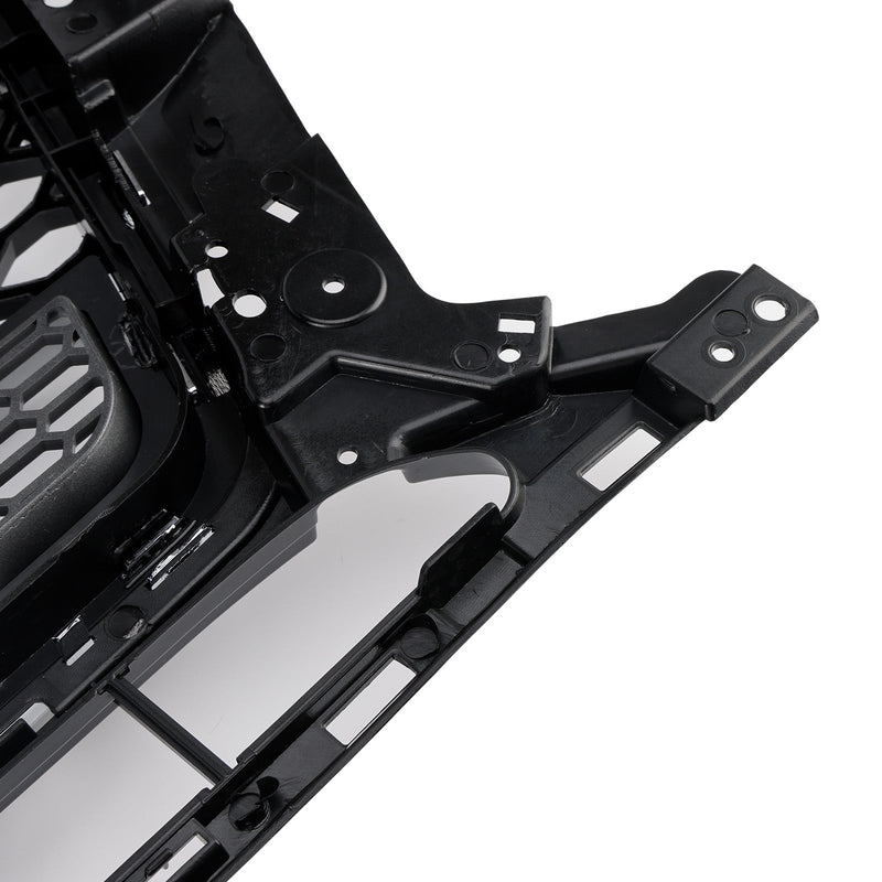 Grille Pare-Chocs Nid d'Abeille Chrome Noir Audi Q5 2013-2017 - vue de face 2 - Becquet Voiture