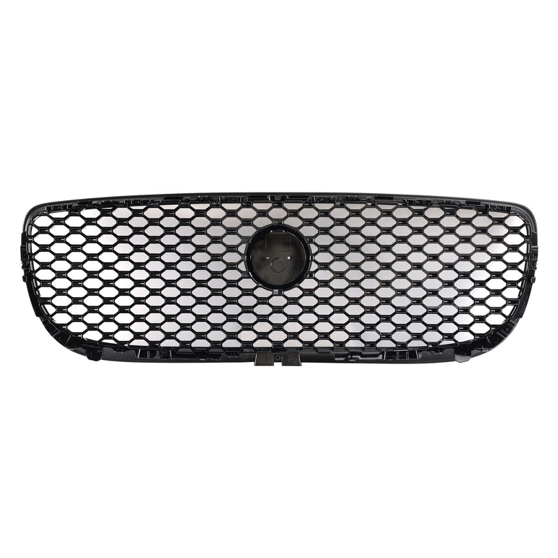 Grille Pare-Chocs Nid d'Abeille Noir Brillant Jaguar XE 2015-2018 - en situation - Becquet Voiture