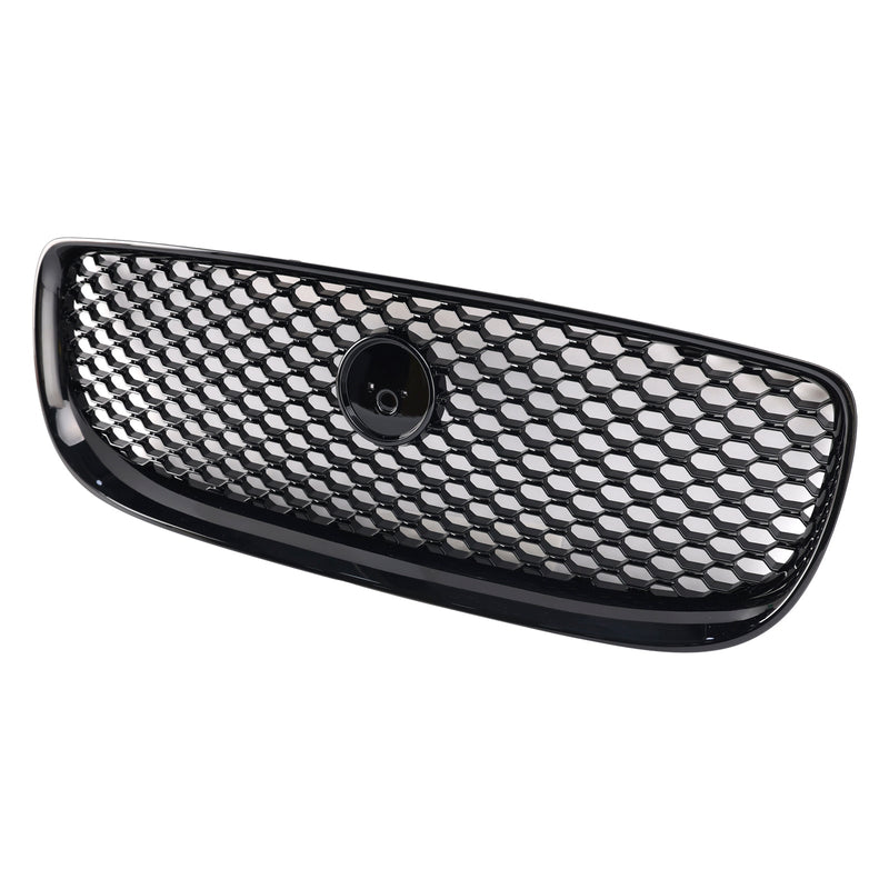 Grille Pare-Chocs Nid d'Abeille Noir Brillant Jaguar XE 2015-2018 - installé sur véhicule 2 - Becquet Voiture