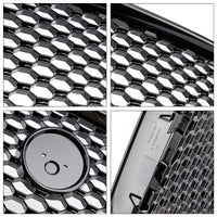 Grille Pare-Chocs Nid d'Abeille Noir Brillant Jaguar XE 2015-2018 - vue de face 2 - Becquet Voiture