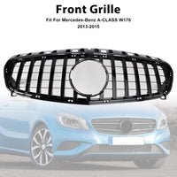 Grille Pare-Chocs Noir Brillant Mercedes Classe A W176 2013-2015 - packshot studio - Becquet Voiture
