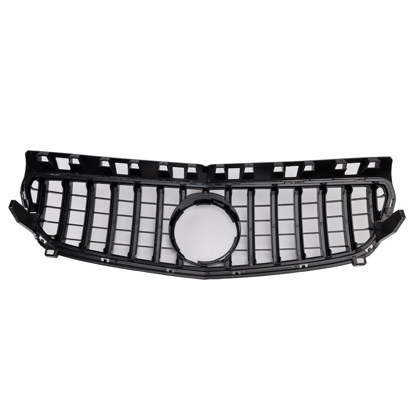 Grille Pare-Chocs Noir Brillant Mercedes Classe A W176 2013-2015 - vue de dessus - Becquet Voiture
