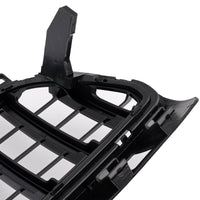 Grille Pare-Chocs Noir Brillant Mercedes Classe A W176 2013-2015 - vue de profil 2 - Becquet Voiture