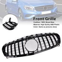 Grille Pare-Chocs Noir Brillant Mercedes Classe A W176 2013-2015 - vue de trois-quarts - Becquet Voiture