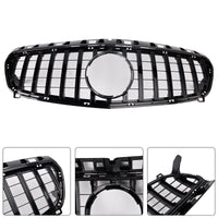 Grille Pare-Chocs Noir Brillant Mercedes Classe A W176 2013-2015 - vue rapprochée - Becquet Voiture