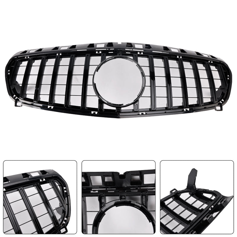 Grille Pare-Chocs Noir Brillant Mercedes Classe A W176 2013-2015 - vue rapprochée - Becquet Voiture