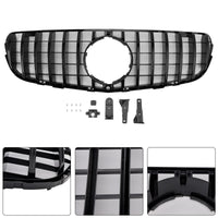 Grille Pare-Chocs Noir Brillant Mercedes GLC X253 2015-2019 - en situation - Becquet Voiture