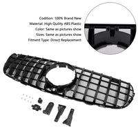 Grille Pare-Chocs Noir Brillant Mercedes GLC X253 2015-2019 - vue de face 2 - Becquet Voiture