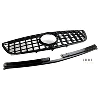 Grille Pare-Chocs Noir Brillant Mercedes Vito W447 2015-2019 - en situation - Becquet Voiture