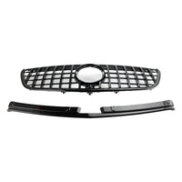 Grille Pare-Chocs Noir Brillant Mercedes Vito W447 2015-2019 - installé sur véhicule - Becquet Voiture