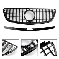 Grille Pare-Chocs Noir Brillant Mercedes Vito W447 2015-2019 - vue arrière - Becquet Voiture