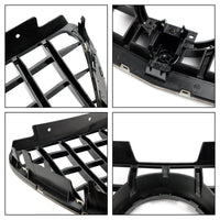 Grille Pare-Chocs Noir Brillant Mercedes Vito W447 2015-2019 - vue de dessus - Becquet Voiture