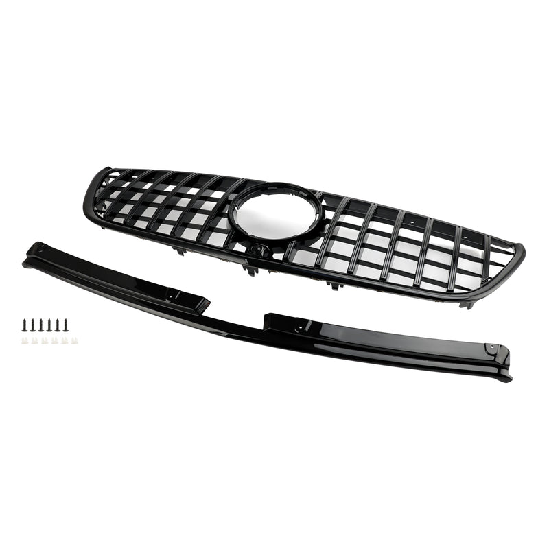 Grille Pare-Chocs Noir Brillant Mercedes Vito W447 2015-2019 - vue de face 2 - Becquet Voiture