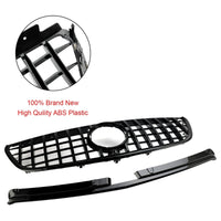Grille Pare-Chocs Noir Brillant Mercedes Vito W447 2015-2019 - vue de trois-quarts - Becquet Voiture