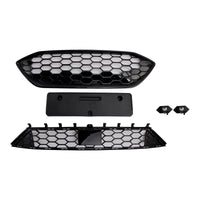 Grille Pare-Chocs Noir Ford Focus ST ST-Line MK4 2018-2021 - en situation - Becquet Voiture