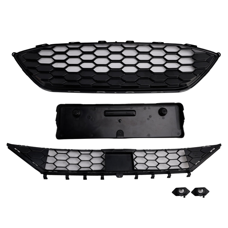 Grille Pare-Chocs Noir Ford Focus ST ST-Line MK4 2018-2021 - vue de face - Becquet Voiture